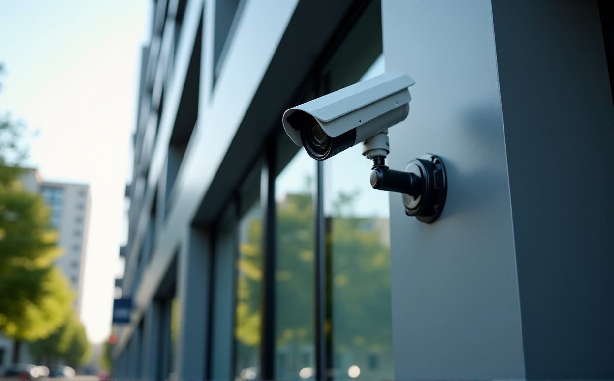 Multi-camera system for commercial property